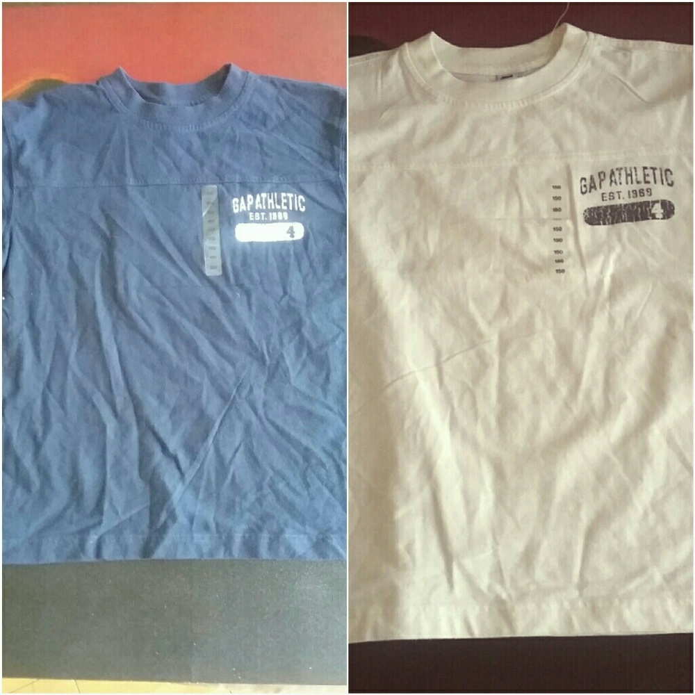 2 Gap Classic Athletic Boy's Blue Tees